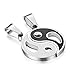 Jstyle Jewelry 2 Piece Mens Womens Friendship Yin Yang Necklace Pendant Couples Necklace