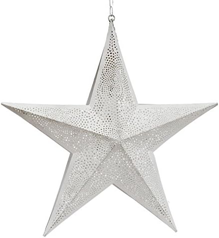 Lamps and Light, Iron, New Moroccan Lights Decorative Hanging Star in square Etching [Energy Class A++]