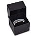 Charming Jewelers  18K Rose Gold Plated Domed Brushed Tungsten Wedding Band Ring, 5mm
