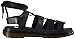 Dr. Martens Women's Kristina Fisherman Sandal, Black, 6 UK/8 M US