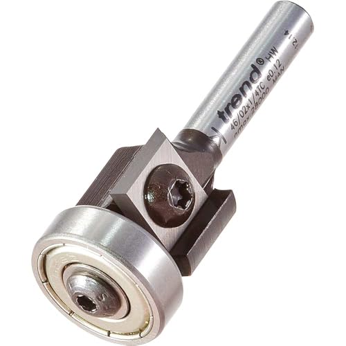 Trend Rota-Tip TCT Cutter, 1/4 Inch Shank, 19mm Diameter, 12mm Length