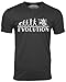 Think Out Loud Apparel Drummer Evolution Funny T-Shirt Drums Humor Unisex Short Sleeve Tee Black L
