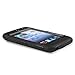 Black Hard/Black Skin Hybrid Case Cover Compatible with Apple iPod Touch 4G, 4th Generation, 4th Gen 8GB / 32GB / 64GB