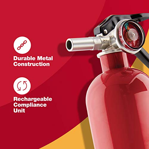 FIRST ALERT Fire Extinguisher, Garage Fire Extinguisher, Red, Garage10