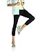 Hue Women's Temp Control Cotton Capri Leggings,Black,Large