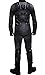 Xcoser Black Panther Costume Zentai for Halloween XL