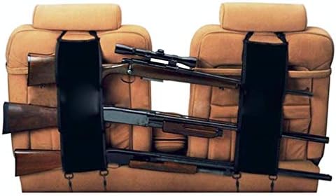 MVG TACTICAL Concealed Back Seat Car Gun Sling Rack Organizer for 3 Rifles Shotguns (Fits Most Vehicles)
