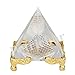Petrichor 2.3 inches Crystal Feng Shui Crafts Pyramid for Prosperity, Positive Energy & Good Luck | Decoration & Gifts
