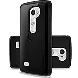 D'eJoy™ LG Leon C40 LG Power L22C LG Tribute 2 LS665 LG Risio Dual Layer Dual-Armor Series Full Body Protection Anti-Scratch Case - Ebony