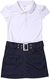 French Toast School Uniform Girls Belted Polo Dress