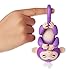 Fingers Monkey Toys， Interactive Baby Monkey Electronic Pet Toy for Children Kids … (Purple)