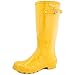 DailyShoes Rubber Rain and Snow Boots for Women Booties Waterproof Knee-high Mid Calf High Tube Outdoor Garden Work Width Heel Buckle Nonslip Grip Boot Island-02 Yellow 8