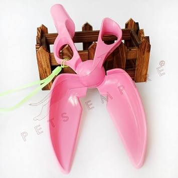 Pets Empire Portable Plastic Easy Waste Clean Scissors Clip Pick Spittoon Toilet Poop Knife with Rope for Small Medium Large Pets