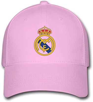 Adjustable Real Madrid Jersey Logo Baseball Cap Running Cap Pink