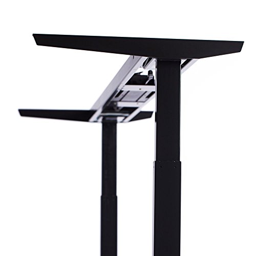ApexDesk Elite Series 71" W Electric Height Adjustable Standing Desk (Memory Controller, 71" Top in Black, Black Frame) - Thumbnail 2