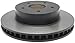 ACDelco Gold 18A102 Black Hat Front Disc Brake Rotor