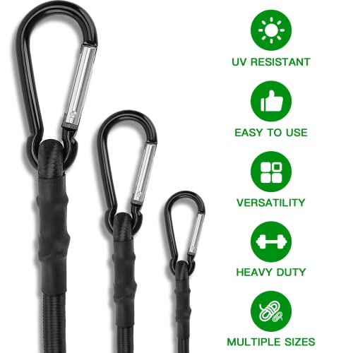 RIO Direct Bungee Cords with Carabiner Hooks 36