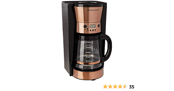 Hamilton Beach 46898 Cafetera Programable, color Cobre : Amazon.com.mx:  Hogar y Cocina