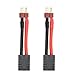 Youme 3pcs Male Deans T to Female TRX Traxxas Connector Adapter Cable, RC Lipo Battery Charger Conversion Adapter Wire for Traxxas Slash E Revo(1.9in 12AWG)