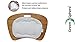 Home Office Bamboo Lap Desk Portable with Pillow Cushion, Fits 17 Inch+ Laptop for School, Work or Gaming, Durable and Patented