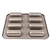 Baoblaze Non-Stick Metallic Hotdog Buns Pan Baking Mold Easy Hot Dog Bread Maker