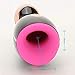 Sillther Male Masturbators Sex Toys with 7 Pulse Vibrators and Intelligent Heating(40℃), Masturbation Cup Oral Sex Vibration-Black