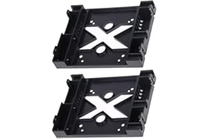 jojofuny 5.25 Inch Front Bay Adapter Mounting Bracket for Internal Hard Drives Compatible with 2.5 and 3.5 Inch Ssd HDD with 