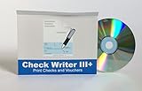 Check Writer III+ - Check Printing Software for Windows. Exclusive : Print checks and their cover letter on the same page. SPECIAL !