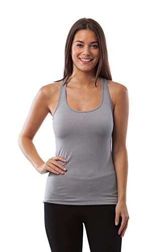 Buy 90 Degree By Reflex - Power Flex Racerback Tank Top - Heather Silver  Grey - XL Online at desertcartBarbados
