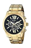 GUESS Men's Stainless Steel Casual Bracelet Watch, Color: Gold-Tone (Model: U0193G1)