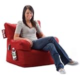 Big Joe Dorm Bean Bag Chair Color: Chili Pepper Red