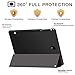 Ztotop Folio Case for Samsung Galaxy Tab S4 10.5 inch Tablet - Lightweight Trifold Stand Cover with Auto Sleep/Wake for Samsung Galaxy Tab S4 SM-T830 (Wi-Fi)/SM-T835 4G (LTE) 10.5-inch 2018,Black
