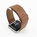 Fitbit Blaze Accessory Band, Reignet Replacement Adjustable 23mm Leather Band with Metal Clasp for Fitbit Blaze Smart Fitness Watch - Large