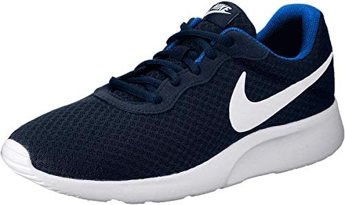 nike tanjun blue white