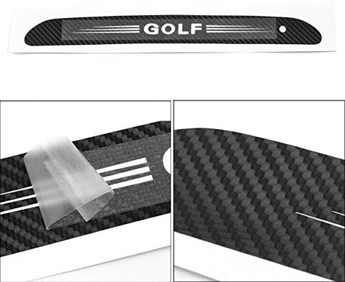 Adatech Golf Sticker Adhesivo Luz de freno compatible with VW Golf Color Fibra de carbono