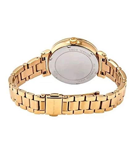 Michael-Kors-Damen-Analog-Quarz-Uhr-mit-Edelstahl-Armband-MK4334