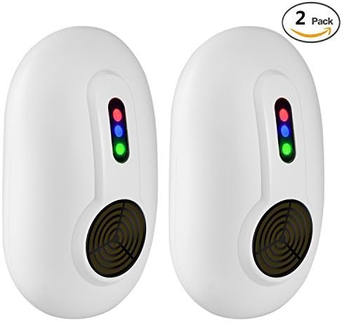 Ultrasonic Pest Repellent with 3 Pilot Lights - Electronic Mouse Repellent Plug In for Pest Control to Driving Roaches, Mosquitoes, Mice & Rats,Insects, Human and Pets Safe