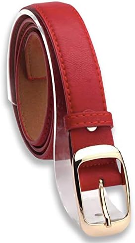 White Fang ホワイトファング レザーベルト おしゃれ ベルト シンプル 無地 カジュアル スーツ 赤 黒 白 レディース