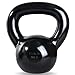 CAP Barbell Black Enamel Coated Cast Iron Kettlebell, 15 lb