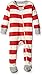 Burt's Bees Baby Baby Boys Sleeper Pajamas, Zip-Front Non-Slip Footie PJs, Organic Cotton