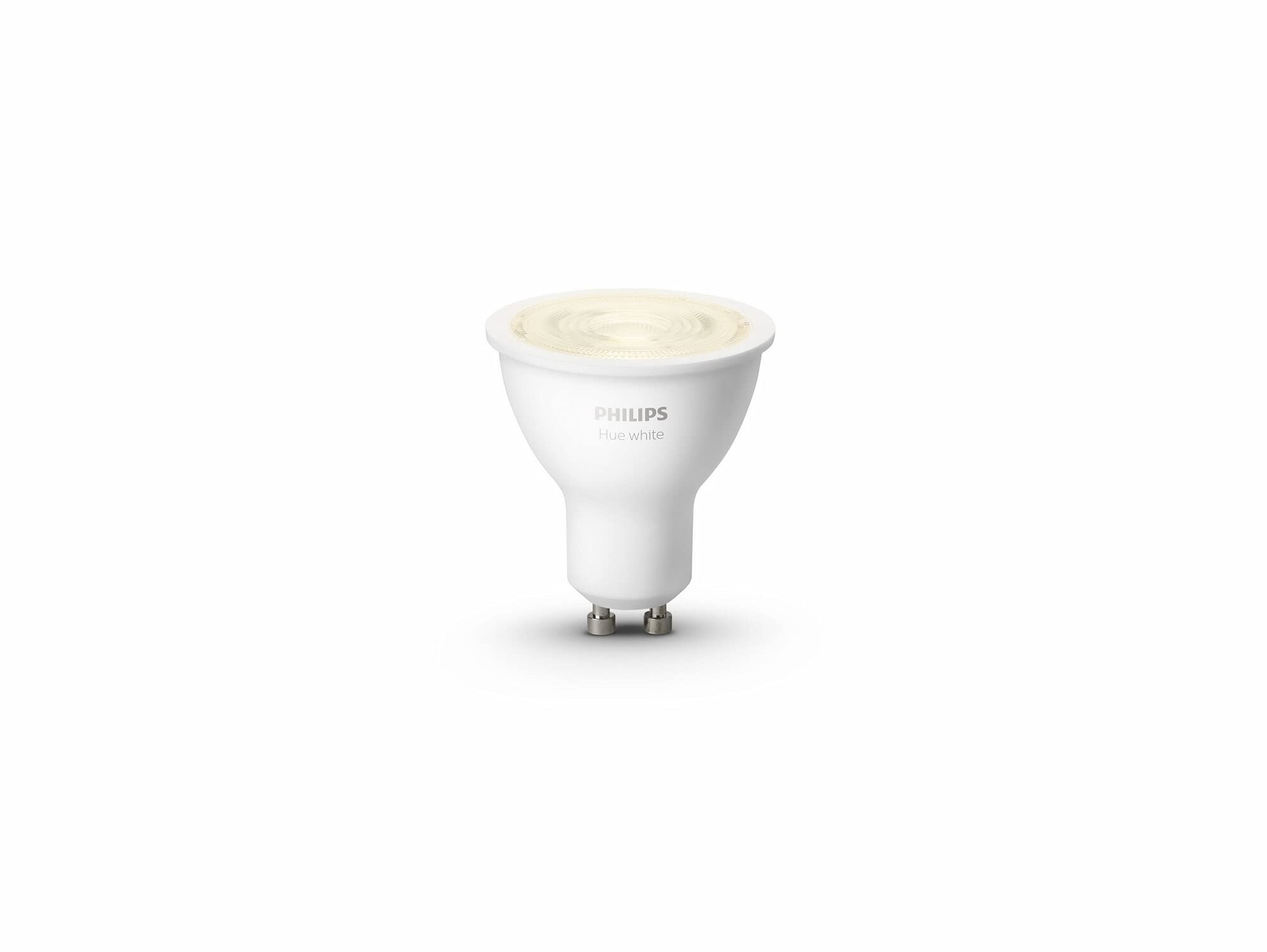Philips Hue White Single Smart SpotLight Bulb LED [GU10 Spot] with Bluetooth, Works with Alexa and Google Assistant, and Apple HomeKit