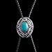 Bolo Tie,Western Cowboy Natural Turquoise Tie Bolo