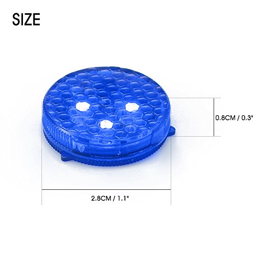 Powstro Car Door Warning Light, Car Alarm LED Light, Simulate Imitation Security System Warning Theft Flash Blinking Lamp - Thumbnail 2