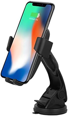Fast Wireless Car Charger Stand (10W), iPhone 8/8 Plus/ X Wireless Fast Charger, 360° Degree Rotating Qi Wireless Charging Car Mount Air Phone Holder for Samsung Galaxy Note 8/ S8/ S8+/ S7/ S6 Edge+