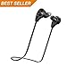 Wireless Bluetooth Noise-Cancelling Headset Sweat Proof Sport Speakerphone w/ Built-in Mic (Black)