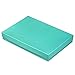 RJ Displays 10 Pack Robin's Egg Blue Teal Cotton Filled Jewelry Boxes for Necklace, Bracelet, Anklet 5.25