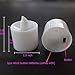 24pcs Tealights - Colour Changing Flickering Flameless LED Candle Light Tea light Mood Light for Wedding Party Club Decor in White (Battery include)