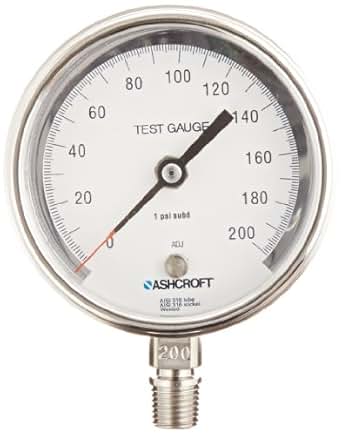 1 pressure type wrc test 1084 Steel Stainless Pocket Pressure Test Type Ashcroft
