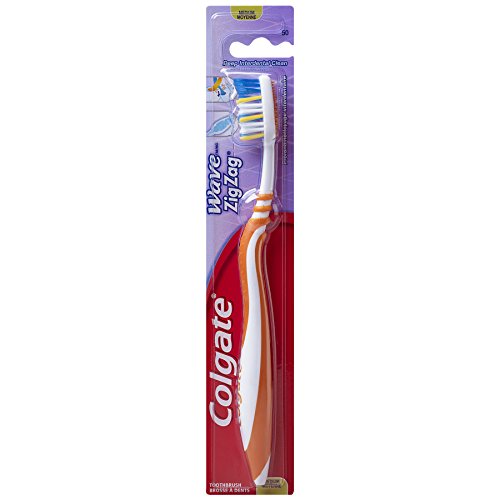 Colgate  Zig Zag Deep Clean Toothbrush, Medium (6 Pack)