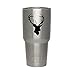 Deer Buck Head Hunting Vinyl Sticker Decal for Yeti Mug Cup 30 oz RTIC Sic Cup Thermos Cup
